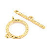 Brass Toggle Clasps KK-A223-12G-5