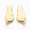 Alloy Kitten Cabochons PALLOY-WH0051-01G-06-2