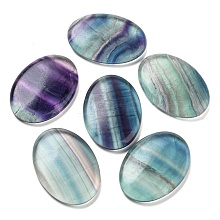 Oval Natural Fluorite Worry Stone G-R487-01K