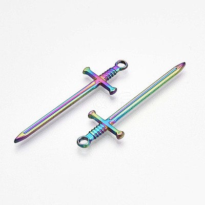 304 Stainless Steel Pendants STAS-N098-135M-1