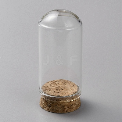 Clear Glass Dome Cover CON-WH0085-82C-1