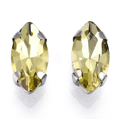 Sew on Rhinestone RGLA-T034-5x10mm-22-1