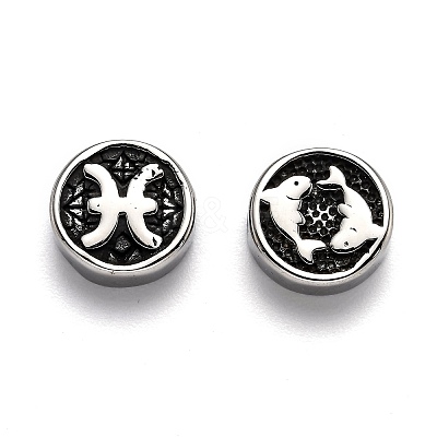 304 Stainless Steel Beads STAS-H156-01K-1