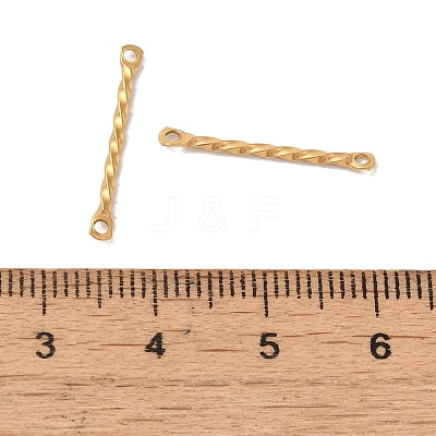 Ion Plating(IP) 304 Stainless Steel Connector Charms LS-STAS-Q323-02B-G-1