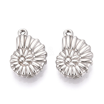 304 Stainless Steel Pendants STAS-T065-35P-1