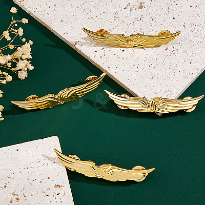 4Pcs Alloy Lapel Pin Backs for Security JEWB-DC0001-22B-1
