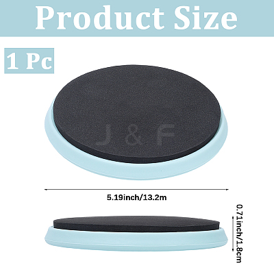 Nylon with Plastic Ballet Turning Disc for Dancer AJEW-WH20054-121F-1