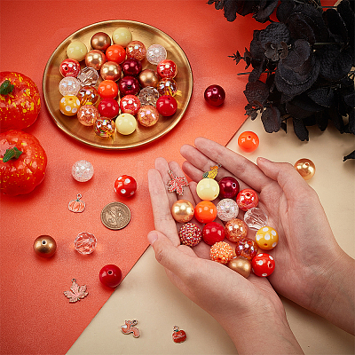 DIY Thanksgiving Day Jewelry Making Finding Kit DIY-PH0013-94-1