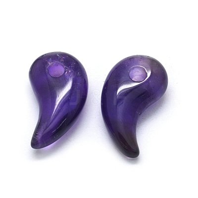 Natural Amethyst Pendants G-O175-33A-1