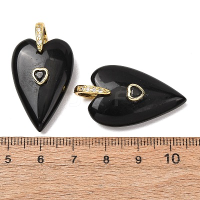 Natural Obsidian Pendants GG-CBA51ED-03G-05-1