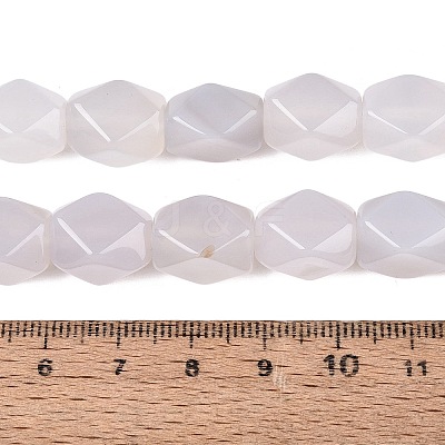 Natural White Agate Beads Strands GG-N361-06A-01-1