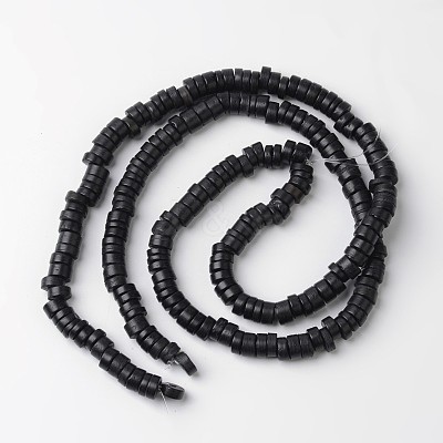 Dyed Natural Coconut Disc Bead Strands X-COCB-O003-07A-1