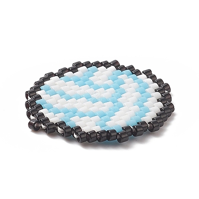 Handmade Loom Pattern MIYUKI Seed Beads PALLOY-MZ00066-06-1
