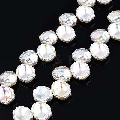 ABS Plastic Imitation Pearl Beads Strands KY-N015-12-A04-1