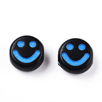 Opaque Craft Acrylic Beads X-MACR-T009-14-1