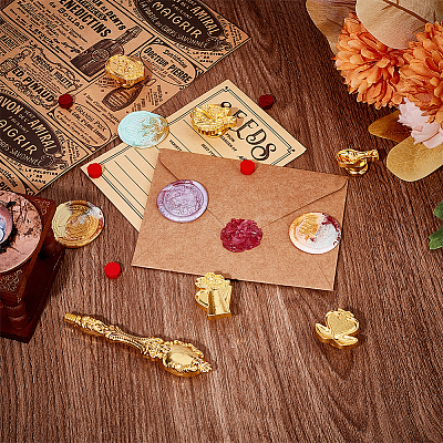 7Pcs 7 Styles Zinc Alloy Stamp Head AJEW-CP0008-57-1