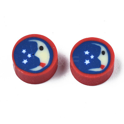 Handmade Polymer Clay Beads CLAY-N009-036-1