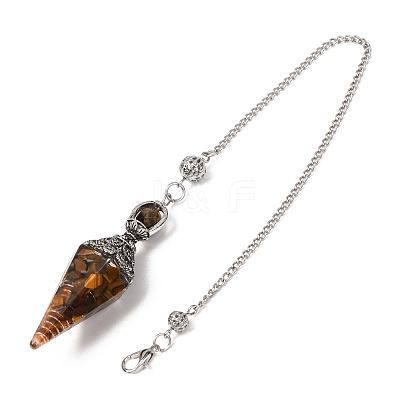 Resin Cone Pointed Dowsing Pendulums GG-CBA040B-03P-02-1
