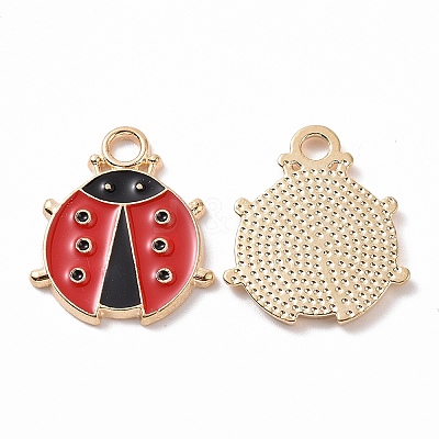 Alloy Enamel Pendants ENAM-B054-04G-01-1