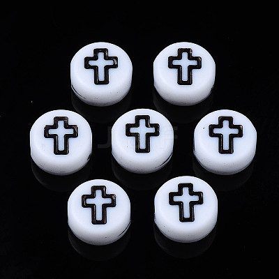 Opaque Acrylic Beads SACR-S273-48-1