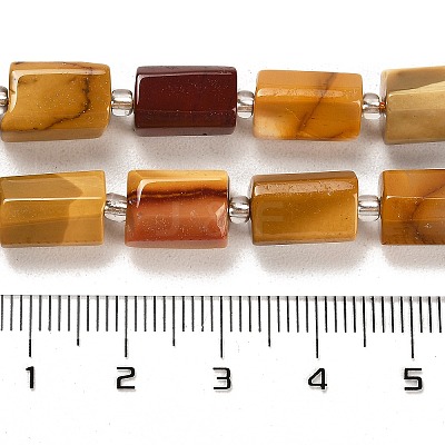 Natural Mookaite Beads Strands G-G068-A08-01-1