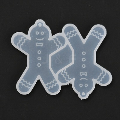 Christmas Themed DIY Pendant Silicone Statue Molds DIY-P030-30-1