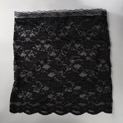 Polyester Lace Bridal Veils AJEW-CY0001-41A-1