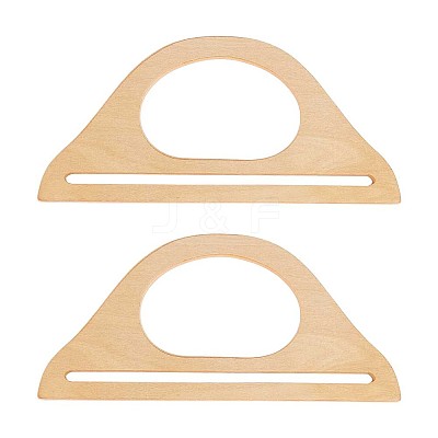 D-shape Wooden Bag Handles FIND-WH0135-77A-1