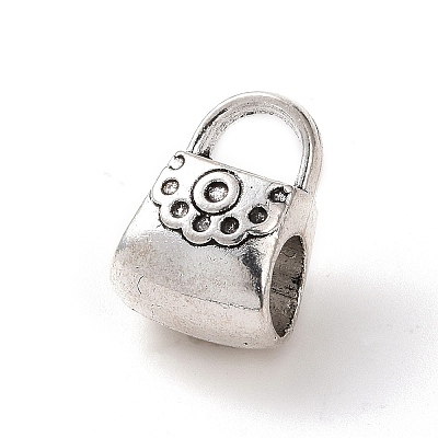 Tibetan Style Alloy Tube Bails PALLOY-P293-196-1