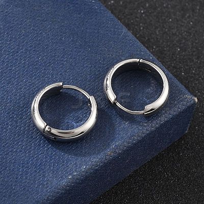 201 Stainless Steel Hoop Earrings EJEW-P304-15C-P-1