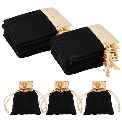 Rectangle Velvet Jewelry Pouches Bags TP-BBC0001-09A-03-1