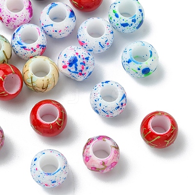 20Pcs Acrylic European Beads OPDL-YW0001-04K-1
