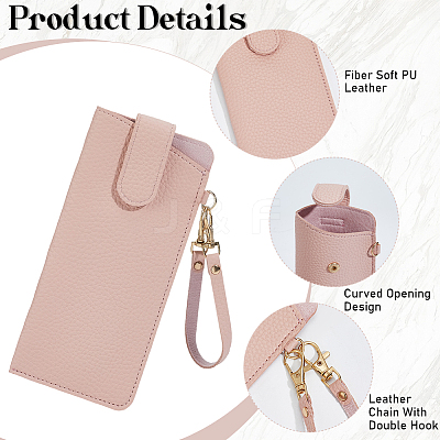 1Pc PU Leather Glasses Storage Bags AJEW-CN0005-76C-1