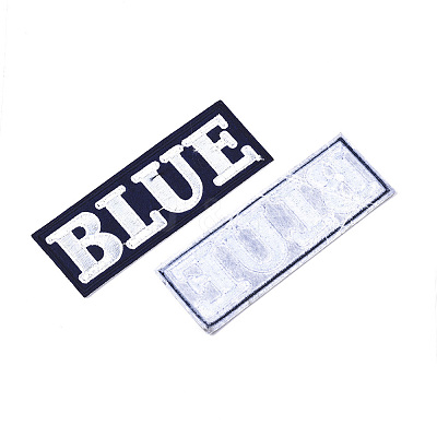Computerized Embroidery Cloth Iron on/Sew on Patches LS-X-DIY-S040-055-1