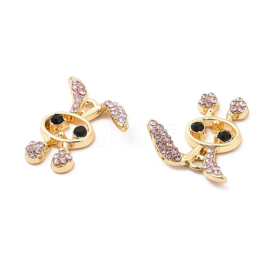 Alloy Rhinestone Pendants ALRI-K048-05A-1