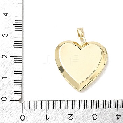 Printed Brass Locket Pendants KK-CBA9B3D-01G-04-1