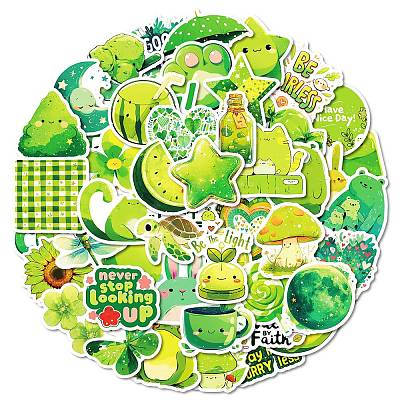 50Pcs Cartoon Forest Themes Paper Stickers STIC-C012-17-1