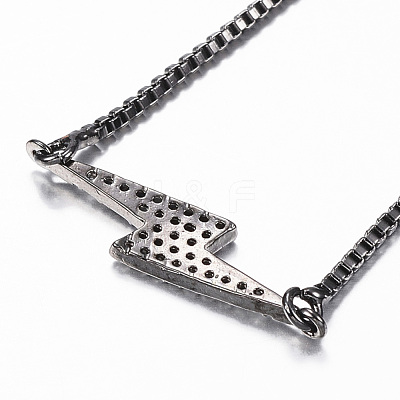 Adjustable Brass Micro Pave Cubic Zirconia Flash Slider Bracelets BJEW-E317-38B-1
