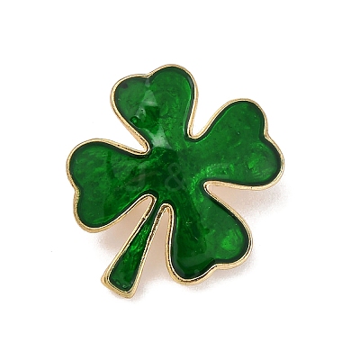 Clover Enamel Pins JEWB-D305-04A-G-1