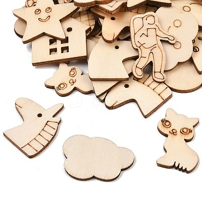 Unfinished Wooden Cutouts WD-CBACC5B-20-1