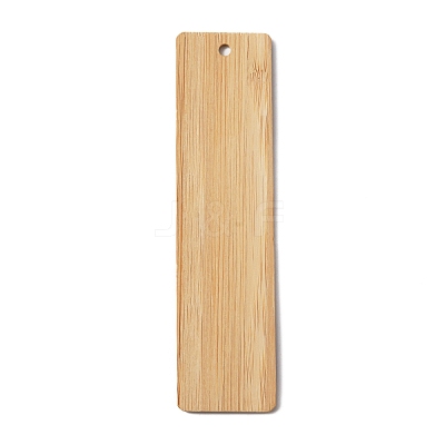 Blank Bamboo Bookmark AJEW-WH0282-58B-1