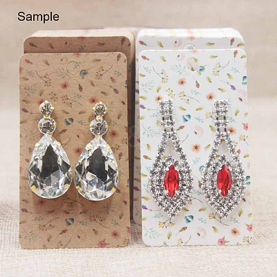 Cardboard Earring Display Cards CDIS-F003-04B-1