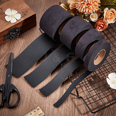 2M PVC Imitation Leather Ribbons SRIB-WH0011-126A-01-1