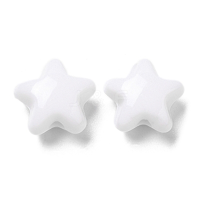 Opaque Acrylic Beads OACR-C016-30-1