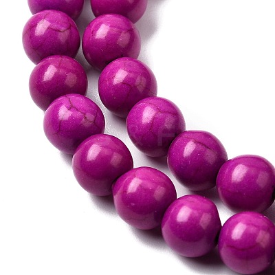 Synthetic Turquoise Beads Strands TURQ-G106-4mm-02O-1