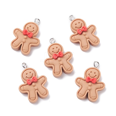 Opaque Resin Pendants RESI-F030-12-1