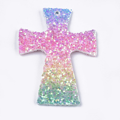 PU Leather Big Pendants LS-FIND-S299-35A-1