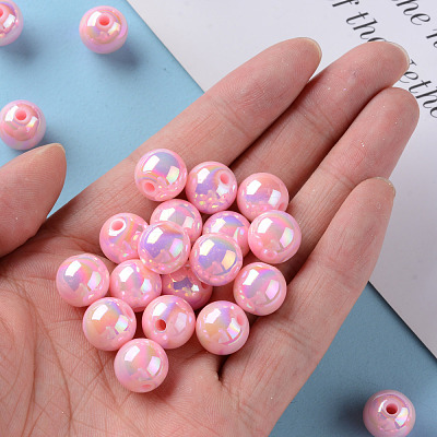 Opaque Acrylic Beads MACR-S370-D12mm-A01-1