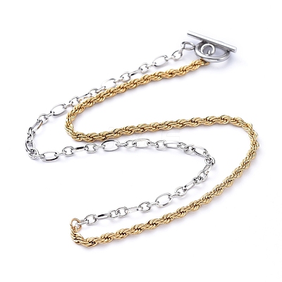 304 Stainless Steel Chain Necklaces NJEW-JN02832-1