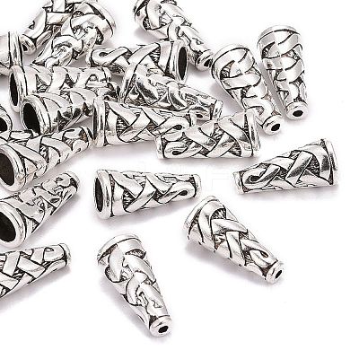 Tibetan Style Alloy Bead Cone TIBEB-00821-AS-NF-1